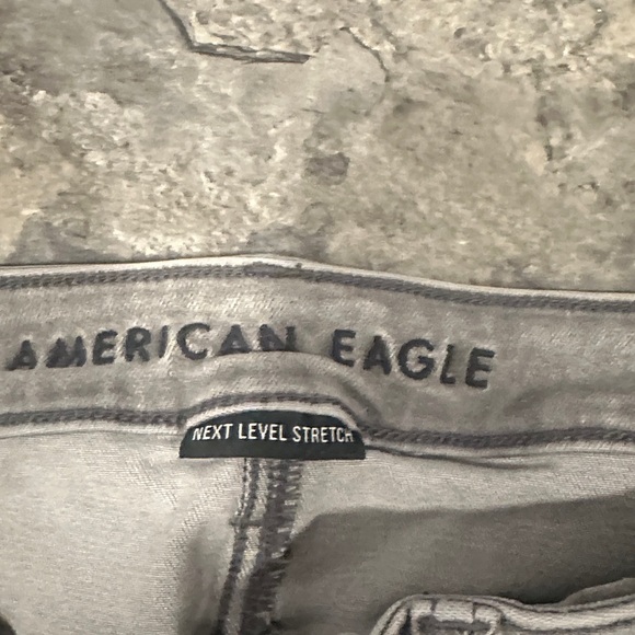 American Eagle Outfitters Light Grey Skinny Jeans - Picture 5 of 5